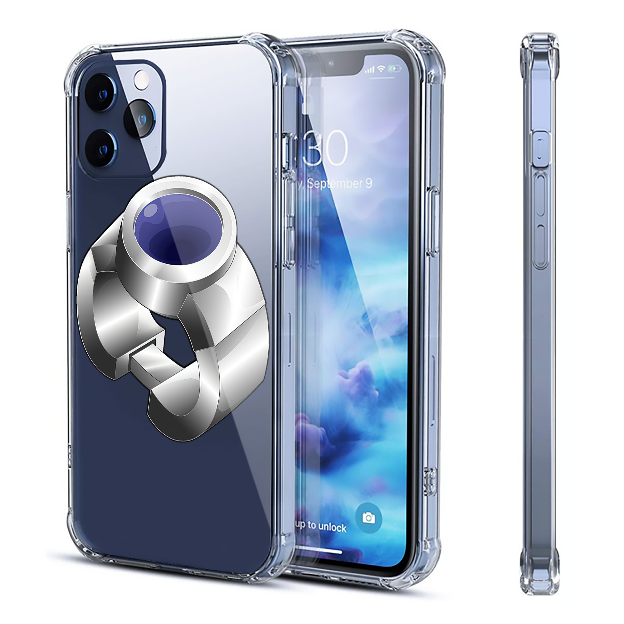 （画像用） 遊☆戯☆王 Yu-Gi-Oh! 【iPhone 12シリーズ対応】透明スマホケース（クリアソフトケース）